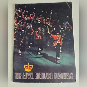 The Royal Highland Fusiliers Book Vtg